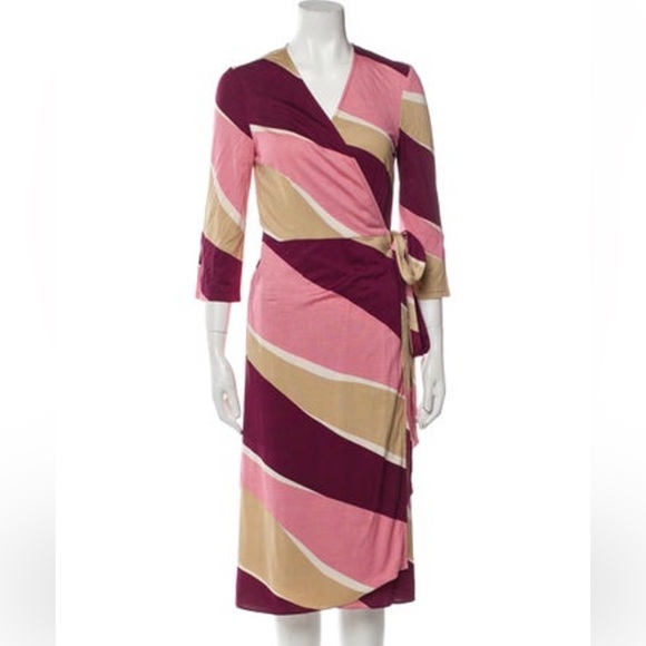 Tibi Dresses & Skirts - TIBI  Vintage wrap dress sold out! Small 4-6 Y2K Carrie Bradshaw era